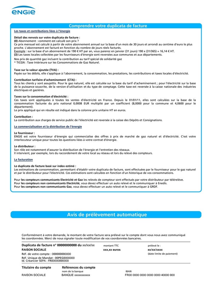 Facture Engie Pro p3